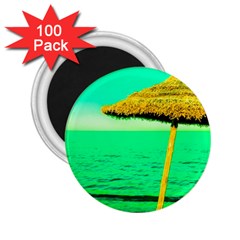 Pop Art Beach Umbrella  2 25  Magnets (100 Pack)  by essentialimage