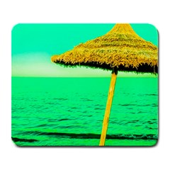 Pop Art Beach Umbrella  Large Mousepads by essentialimage