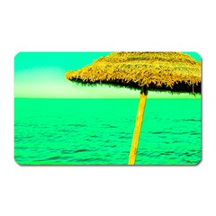 Pop Art Beach Umbrella  Magnet (rectangular) by essentialimage