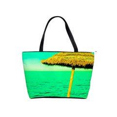 Pop Art Beach Umbrella  Classic Shoulder Handbag by essentialimage