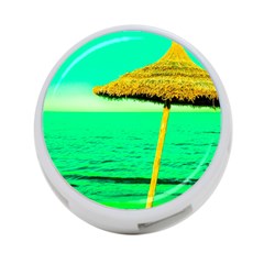 Pop Art Beach Umbrella  4-port Usb Hub (two Sides) by essentialimage