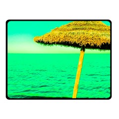 Pop Art Beach Umbrella  Fleece Blanket (small) by essentialimage