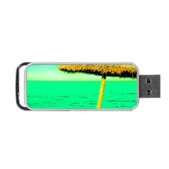 Pop Art Beach Umbrella  Portable Usb Flash (one Side) by essentialimage