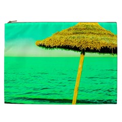 Pop Art Beach Umbrella  Cosmetic Bag (xxl) by essentialimage