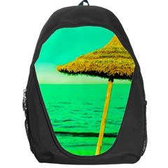 Pop Art Beach Umbrella  Backpack Bag by essentialimage