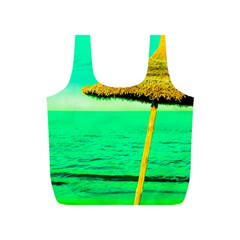 Pop Art Beach Umbrella  Full Print Recycle Bag (s) by essentialimage