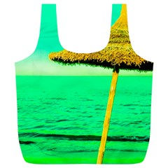 Pop Art Beach Umbrella  Full Print Recycle Bag (xl) by essentialimage