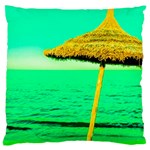 Pop Art Beach Umbrella  Large Flano Cushion Case (Two Sides) Front