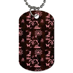 Cute Fairytale Patternfairytalepattern Dog Tag (one Side) by FantasyWorld7