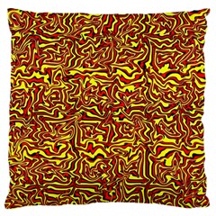 Rby 73 Large Flano Cushion Case (one Side) by ArtworkByPatrick