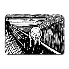 The Scream Edvard Munch 1893 Original Lithography Black And White Engraving Plate Mats by snek