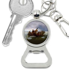 George Washington Crossing Of The Delaware River Continental Army 1776 American Revolutionary War Original Painting Bottle Opener Key Chain by snek