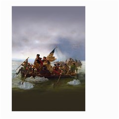 George Washington Crossing Of The Delaware River Continental Army 1776 American Revolutionary War Original Painting Large Garden Flag (two Sides) by snek