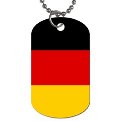 Flag Of Germany Dog Tag (one Side) by trulycreative