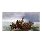 George Washington crossing of the Delaware River Continental Army 1776 American Revolutionary War ORIGINAL PAINTING Satin Wrap Front