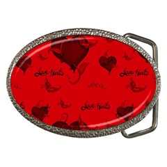 Wonderful Pattern Of Hearts Belt Buckles by FantasyWorld7