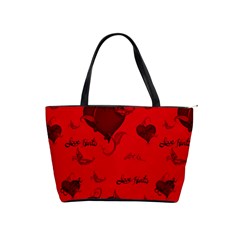 Wonderful Pattern Of Hearts Classic Shoulder Handbag by FantasyWorld7