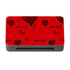 Wonderful Pattern Of Hearts Memory Card Reader With Cf by FantasyWorld7