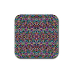 Ab 50 Rubber Square Coaster (4 pack) 