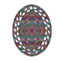 Ab 50 Oval Filigree Ornament (Two Sides)