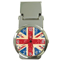 Grunge Flag Union Jack Money Clip Watches by trulycreative