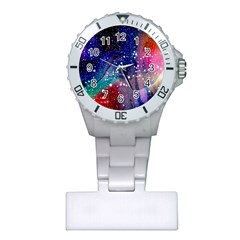 Cosmic Galaxy Stardust Plastic Nurses Watch by trulycreative