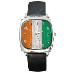 Flag Of Ivory Coast Square Metal Watch by trulycreative