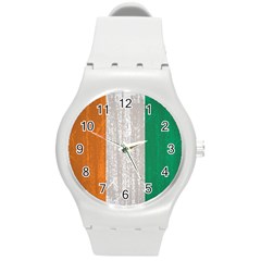 Flag Of Ivory Coast Round Plastic Sport Watch (m) by trulycreative