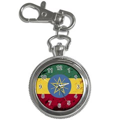 Grunge Flag Of Ethiopia Key Chain Watches by trulycreative