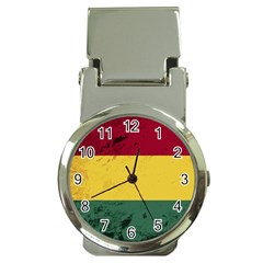 Grunge Flag Of Bolivia Money Clip Watches by trulycreative