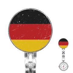 Grunge Flag Of Germany Stainless Steel Nurses Watch by trulycreative