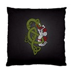 Pepe the Frog Rare Celtic Viking Norse Dragon pattern Deus Vult medieval wojak Crusader Standard Cushion Case (One Side) Front