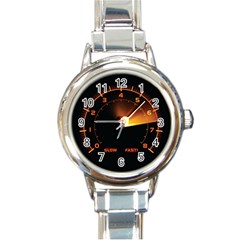 Car Speedometer Fast Round Italian Charm Watch by trulycreative