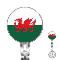 Flag Of Wales Stainless Steel Nurses Watch by trulycreative