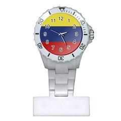 Flag Of Ecuador Plastic Nurses Watch by trulycreative