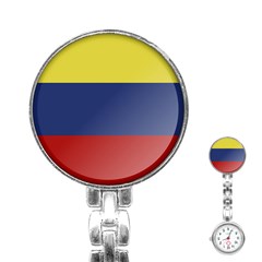 Flag Of Ecuador Stainless Steel Nurses Watch by trulycreative