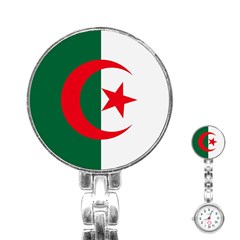 Flag Of Algeria Stainless Steel Nurses Watch by trulycreative