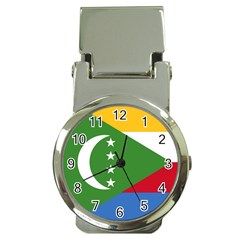 Flag Of The Comoros Money Clip Watches by trulycreative