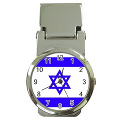 Flag Of Israel Money Clip Watches by trulycreative