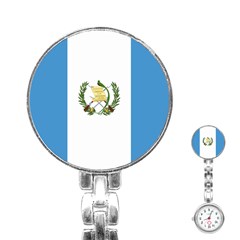 Flag Of Guatemala Stainless Steel Nurses Watch by trulycreative