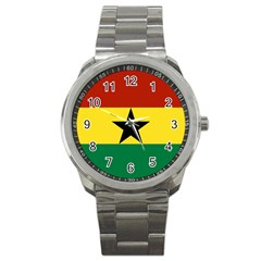 Flag Of Ghana Sport Metal Watch by trulycreative