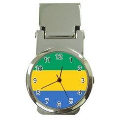 Flag Of Gabon Money Clip Watches by trulycreative