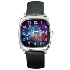 Constellation Star Unicorn Square Metal Watch by trulycreative