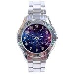 Constellation Star Raccoon Stainless Steel Analogue Watch Front