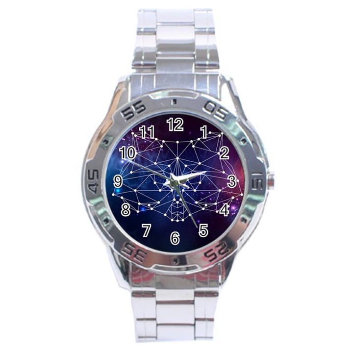 Constellation Star Raccoon Stainless Steel Analogue Watch