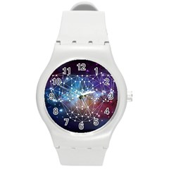 Constellation Star Koala Round Plastic Sport Watch (m)