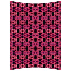 Red Black Abstract Pattern Back Support Cushion