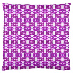 Pink  White  Abstract Pattern Standard Flano Cushion Case (two Sides) by BrightVibesDesign