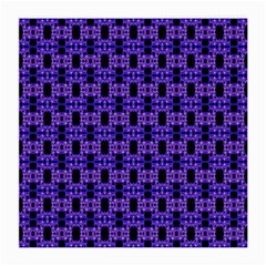 Purple Black Abstract Pattern Medium Glasses Cloth by BrightVibesDesign