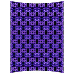 Purple Black Abstract Pattern Back Support Cushion